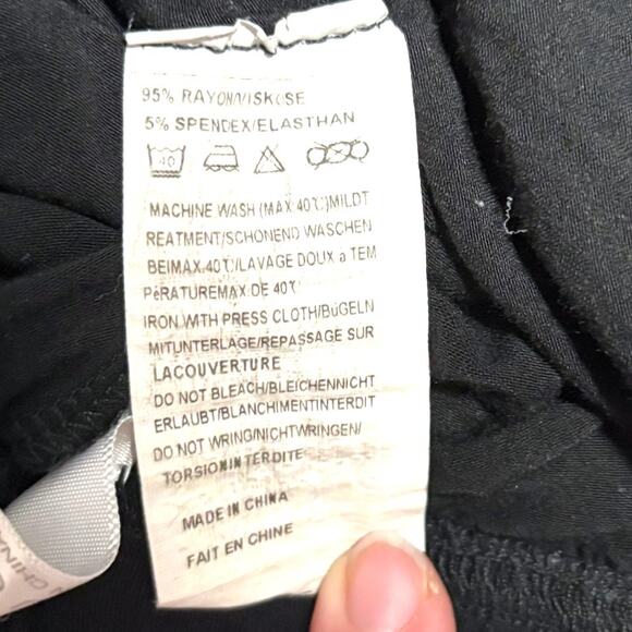 Ekouaer Sleep/Lounge Set -Soft Tshirt & Shorts Pajamas - XL - Black/Gray - Picture 12 of 14